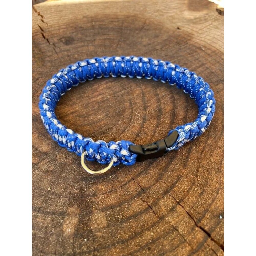 Fits 14.5 in. Neck Size, King Cobra Paracord Dog Collar